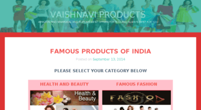 vaishnaviproducts.com