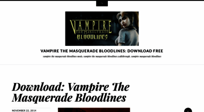 vampirethemasqueradebloodlinesdownload.wordpress.com