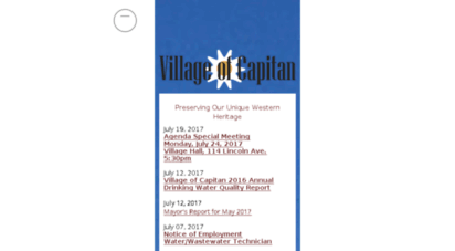 villageofcapitan.com