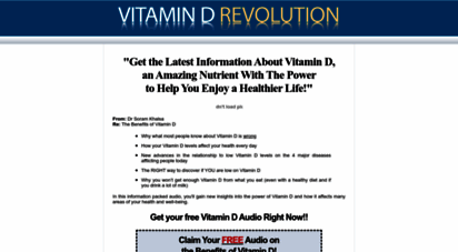vitamindrevolutiondvd.drsoram.com