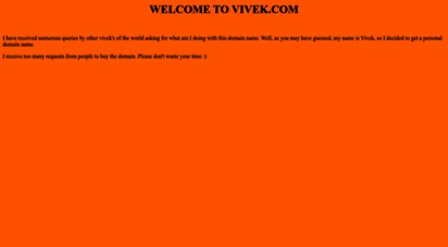 vivek.com