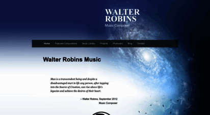 walterrobinsmusic.com