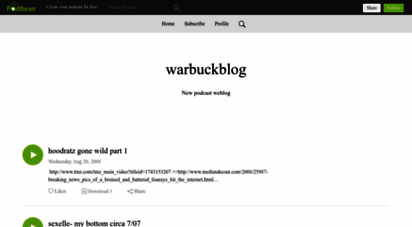 warbuckblog.podbean.com