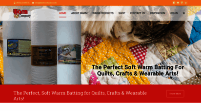 The Warm Company – Manufacturers of the Perfect, Soft, Warm Batting for  Quilts, Crafts Wearable Arts!