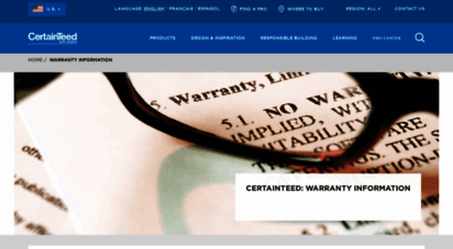 warranty.certainteed.com