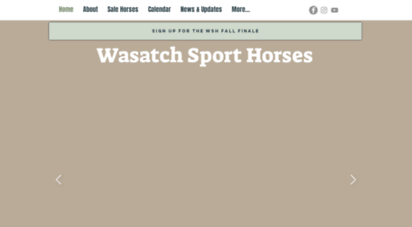 wasatchsporthorses.com