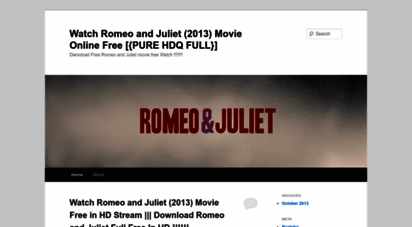 Download Romeo and Juliet 2013 Free Movie