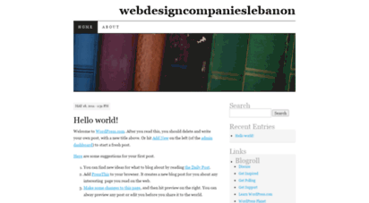 webdesigncompanieslebanon.wordpress.com
