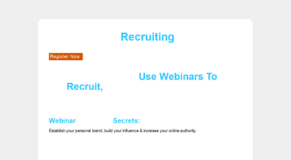 webinarrecruitingsecrets.com