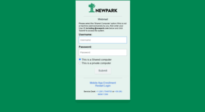 webmail.newpark.com