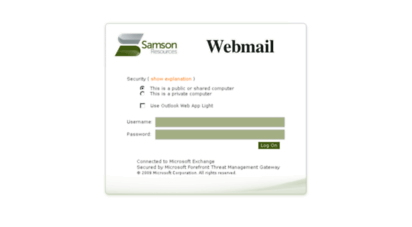 webmail.samson.com