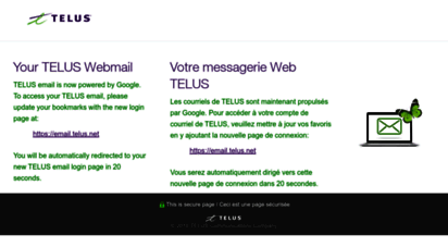 Welcome To Webmail Telus Net Telus Webmail Log In