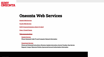webservices.oneonta.edu