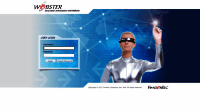 webster.fingertec.com