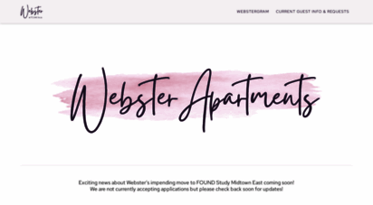 websterapartments.org