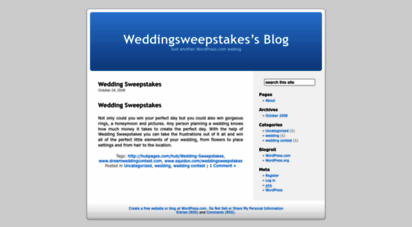 weddingsweepstakes.wordpress.com