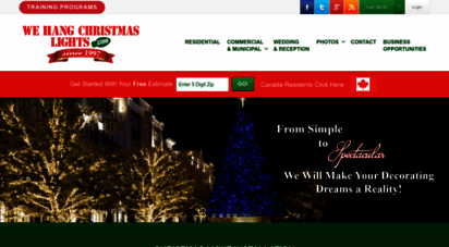 wehangchristmaslights.com