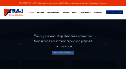 Whaley Foodservice  Commercial Kitchen Equipment Repair