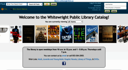 whitewright.biblionix.com