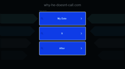 why-he-doesnt-call.com