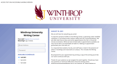 winthrop.mywconline.com