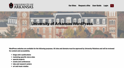 wordpress.uark.edu