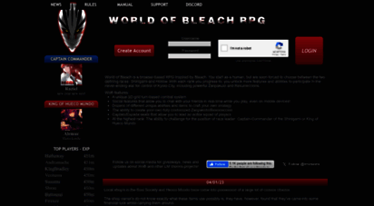 World of Bleach online RPG