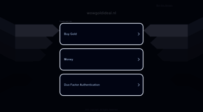 Welcome to Wowgoldideal.nl - WoW Gold iDEAL Cheap WoW Kopen met iDEAL