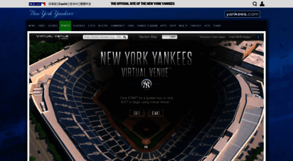 New York Yankees, Virtual Venue™, Powered by IOMEDIA