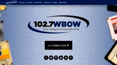 1027wbow.com - 102.7 wbow  the valley´s greatest hits  terre haute, in