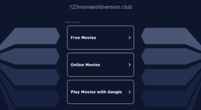similar web sites like 123moviesoldversion.club