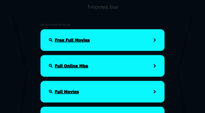 1movies.live - 1 movies website - watch movies online for free, fast streaming