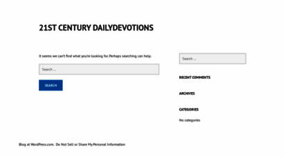21stcenturydailydevotion.wordpress.com