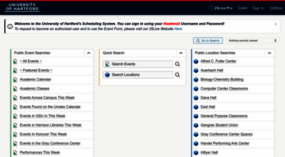 25live.hartford.edu