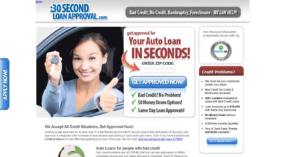 30secondloanapproval.com