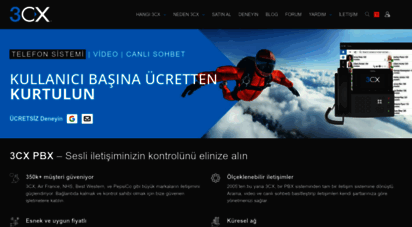3cx.com.tr - yerinde veya buluttaki tümleşik iletişim çözümü 3cx ip santrali
