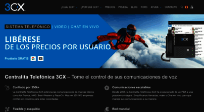 3cx.es - central telefnica pbx basada en software de estándares abiertos 3cx
