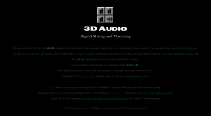 3daudioinc.com