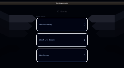 433live.tv - live football - online streaming, fixtures, live soccer tv, tables, results and video highlights