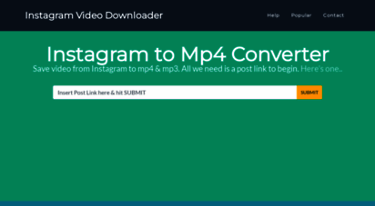 4ins.top - instagram video downloader. instagram converter mp3 & mp4.
