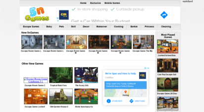 5ngames.com - escape games - point and click escape games, room escape games and puzzle games.