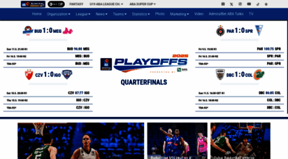 aba-liga.com - home : aba league