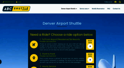 abcshuttle.com - denver airport shuttle- colorado ski resort-ski resort shuttle service