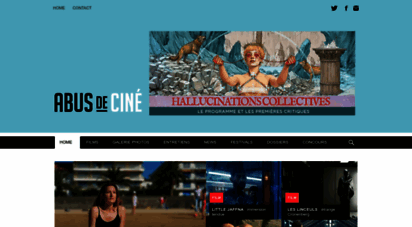 abusdecine.com - abus de ciné - le site qui ne parle que des films qu´il a vus !