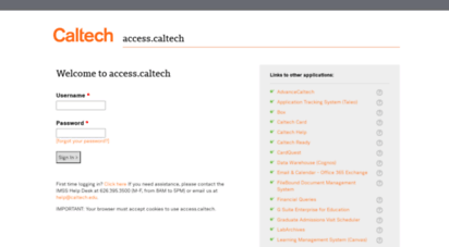 access.caltech.edu - login