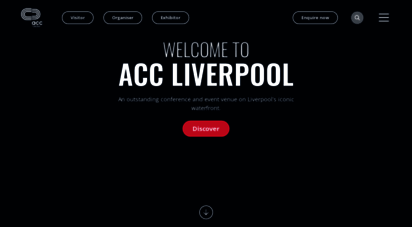 accliverpool.com - acc liverpool :: corporate website homepage - home to bt convention centre and echo arena
