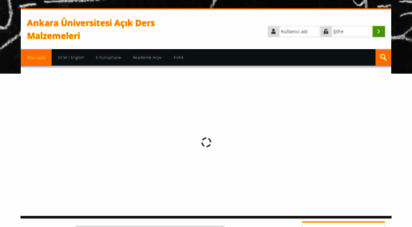 acikders.ankara.edu.tr - ankara üniversitesi açık ders malzemeleri