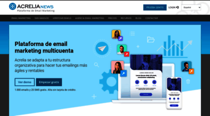 acrelianews.com - acrelia news, plataforma de email marketing multicuenta