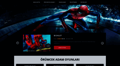 adamorumcek.com - örümcek adam oyunları: oyna spiderman 3, inanılmaz, muhteşem