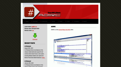 adiirc.com - adiirc irc client